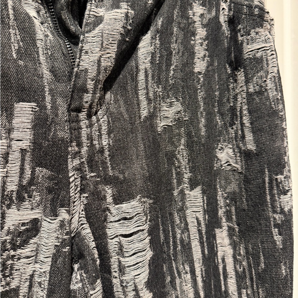 Tall Monochrome Abstract Patterned Pants - Picture 2 of 4